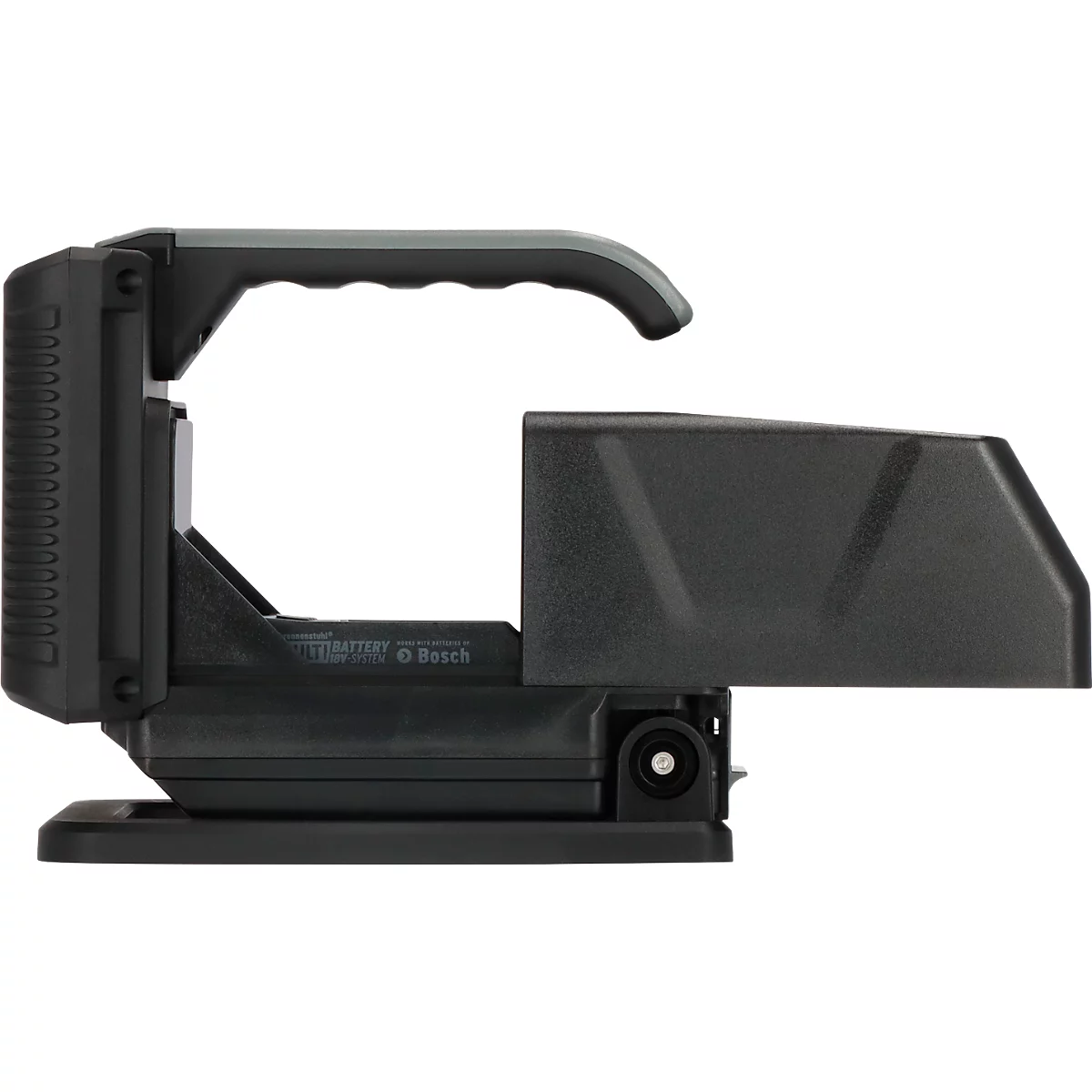 Brennenstuhl 2-in-1 oplaadbare handlamp &amp; werklamp HL 3000, 6500K, ergonomische handgreep, verstelbare magneetvoet, IP54, lichtbereik tot 200 m, zwart