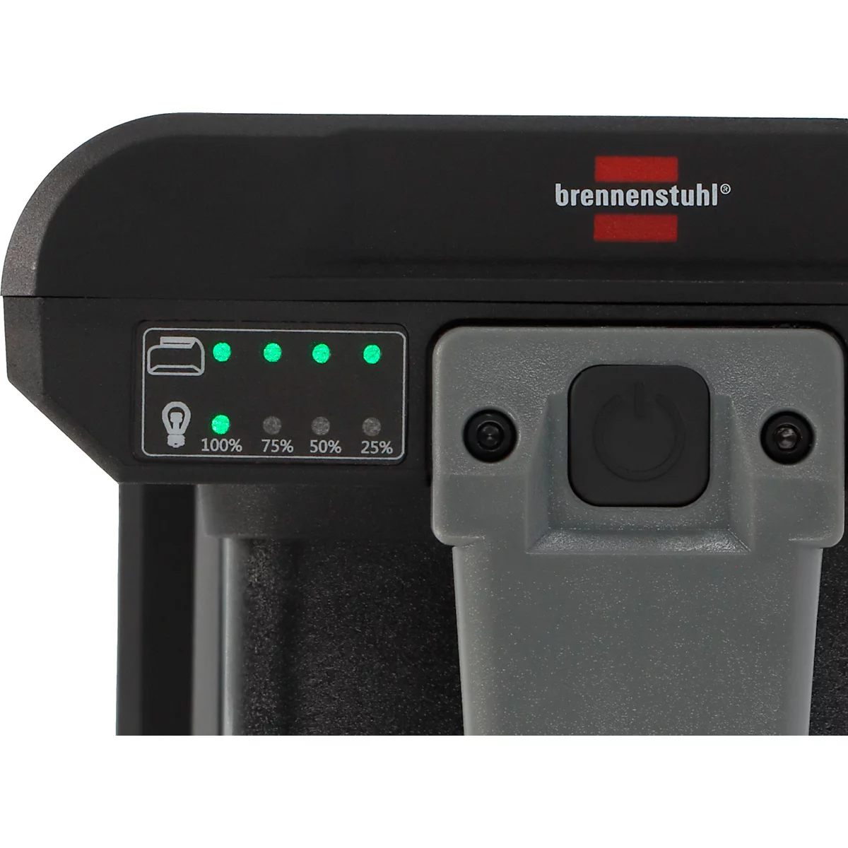 Brennenstuhl 2-in-1 oplaadbare handlamp &amp; werklamp HL 3000, 6500K, ergonomische handgreep, verstelbare magneetvoet, IP54, lichtbereik tot 200 m, zwart