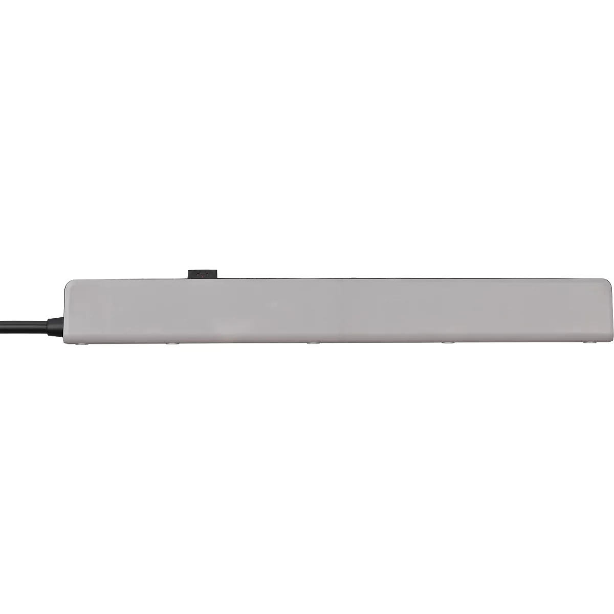 Brennenstuhl 5-voudige contactdoosstrip, met schakelaar, 1x USB-C met Power Delivery, 2x USB-A, 45 W, grijs/zwart