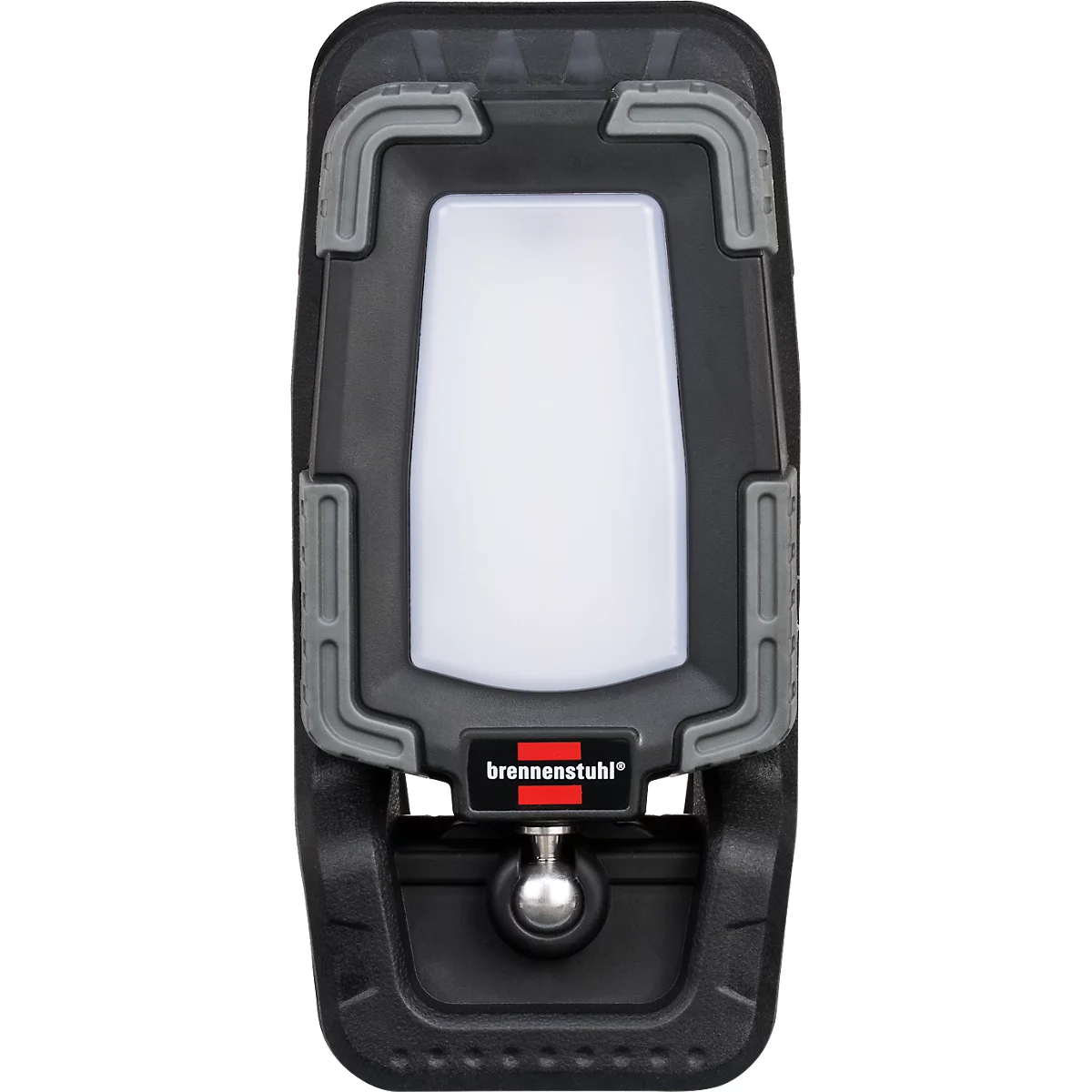 Brennenstuhl Akku-LED-Arbeitsleuchte CL 1050 MA, Clip-System, bis zu 12h, 950 lm, IP65, integrierte USB-Powerbank, schwarz