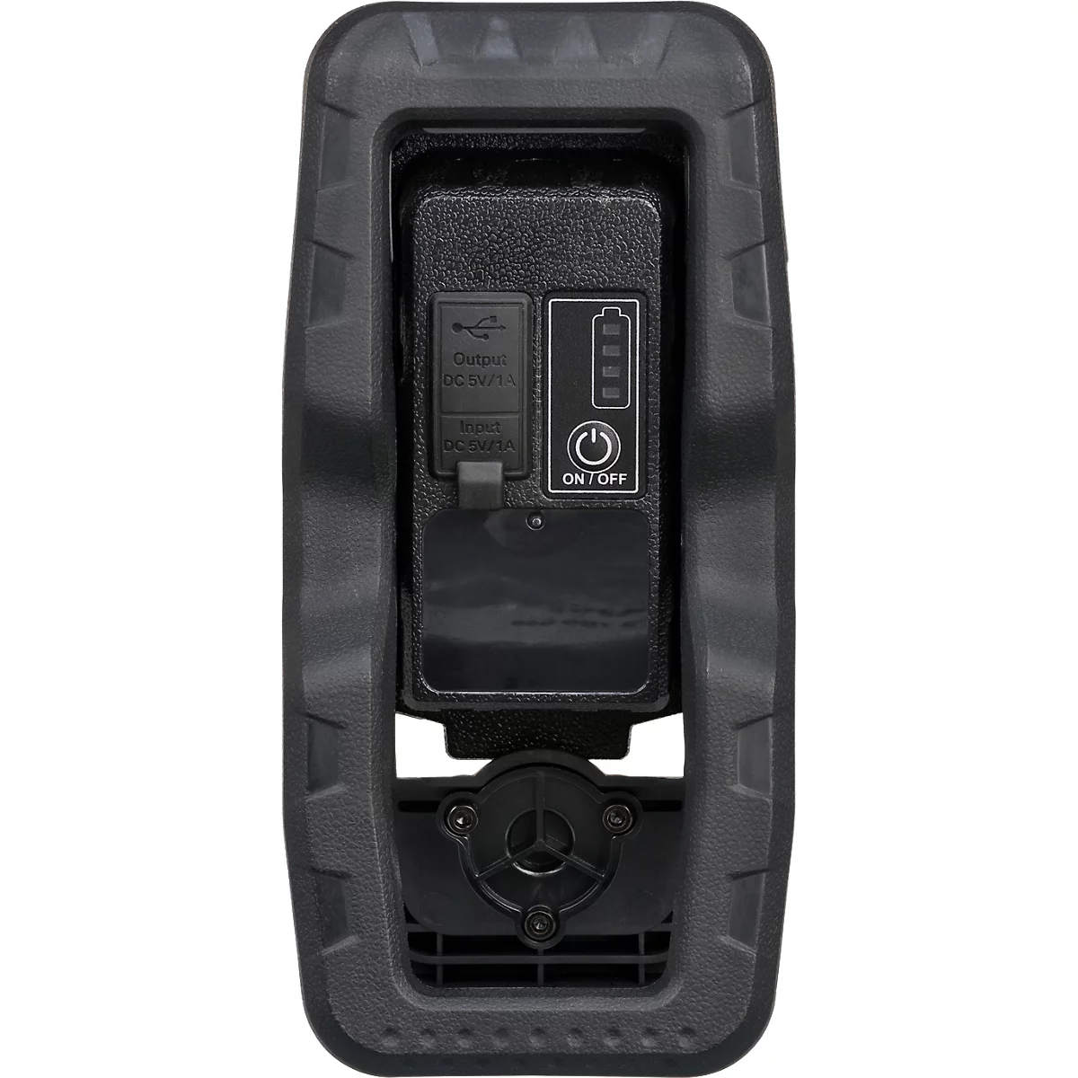 Brennenstuhl Akku-LED-Arbeitsleuchte CL 1050 MA, Clip-System, bis zu 12h, 950 lm, IP65, integrierte USB-Powerbank, schwarz