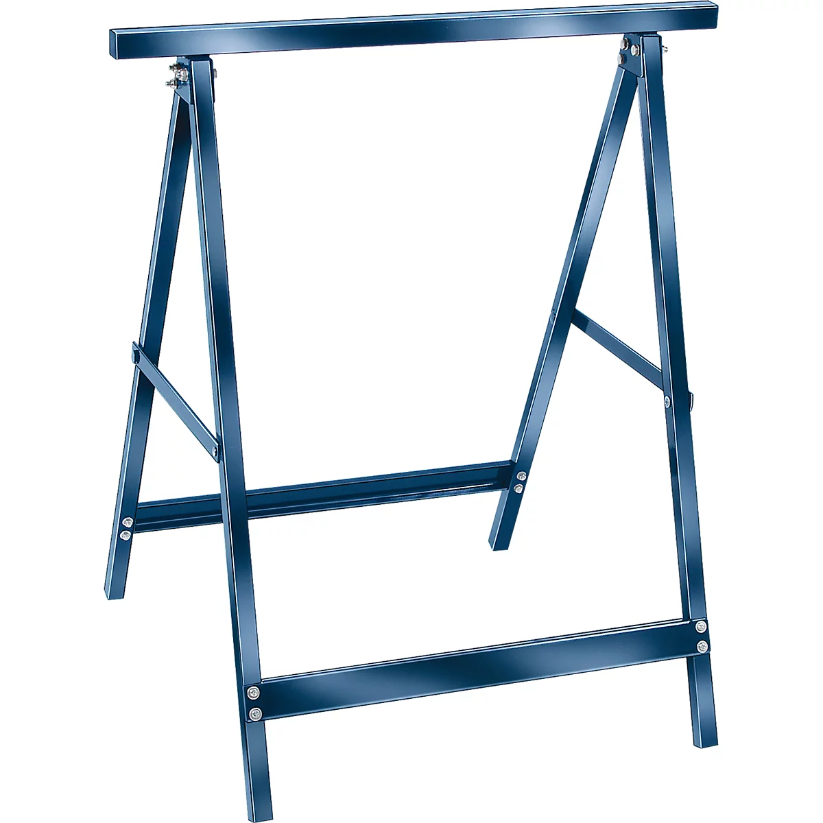 Brennenstuhl Arbeitsbock MB 110, 110 kg Tragkraft, Stahl-Vierkantrohr, zusammenklappbar, mit Kunststoffbeschichtung, B 80 x H 710 mm