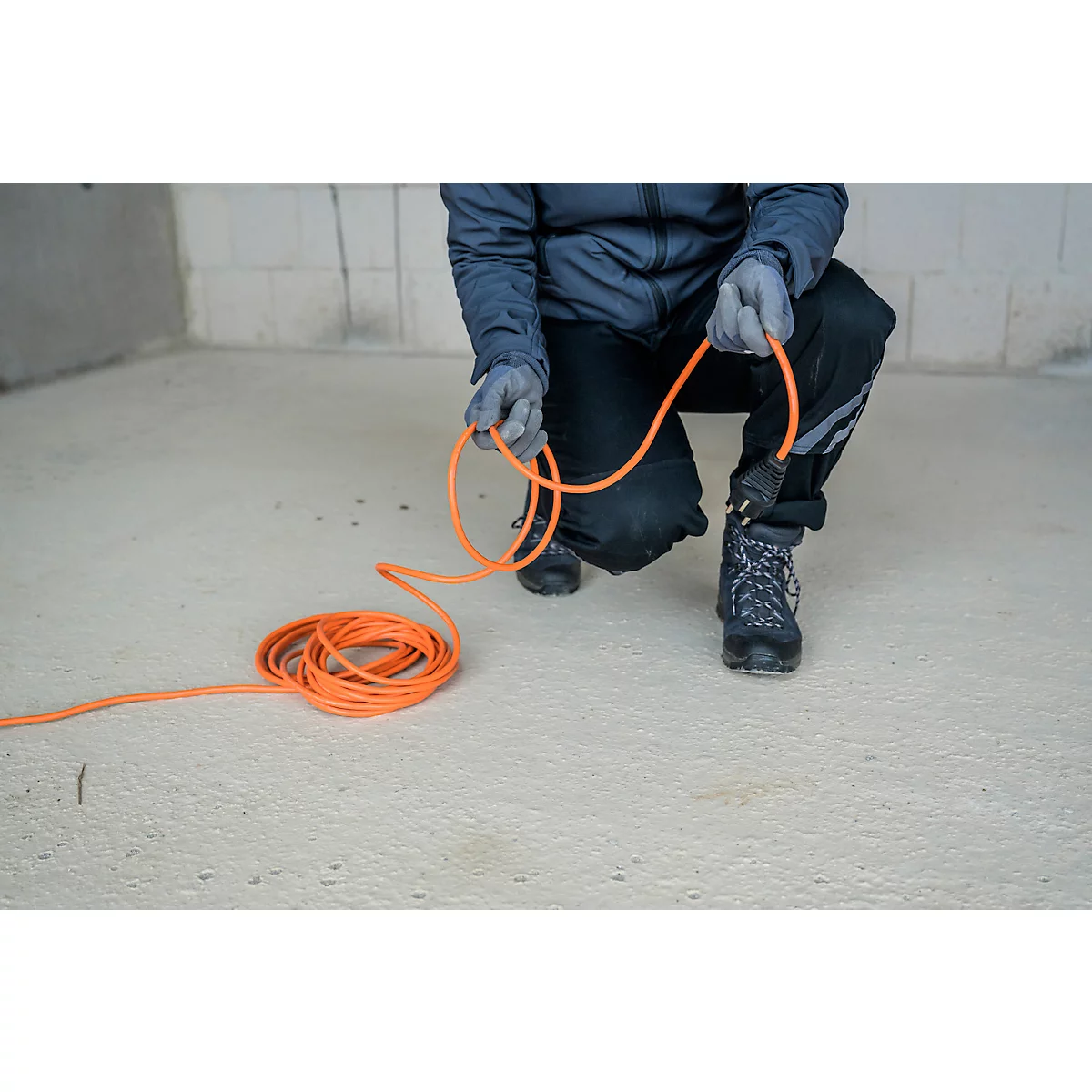 Brennenstuhl BREMAXX verlengkabel, IP44, tot -35 °C, olie- en UV-bestendig, oranje, 25 meter
