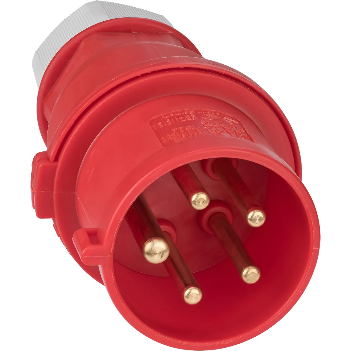 Brennenstuhl CEE Verlängerungskabel, 10 Meter, Gummi-Neopren, Verschlussklappe, IP44 staub- und spritzwassergeschützt, 400V/32A, schwarz/rot
