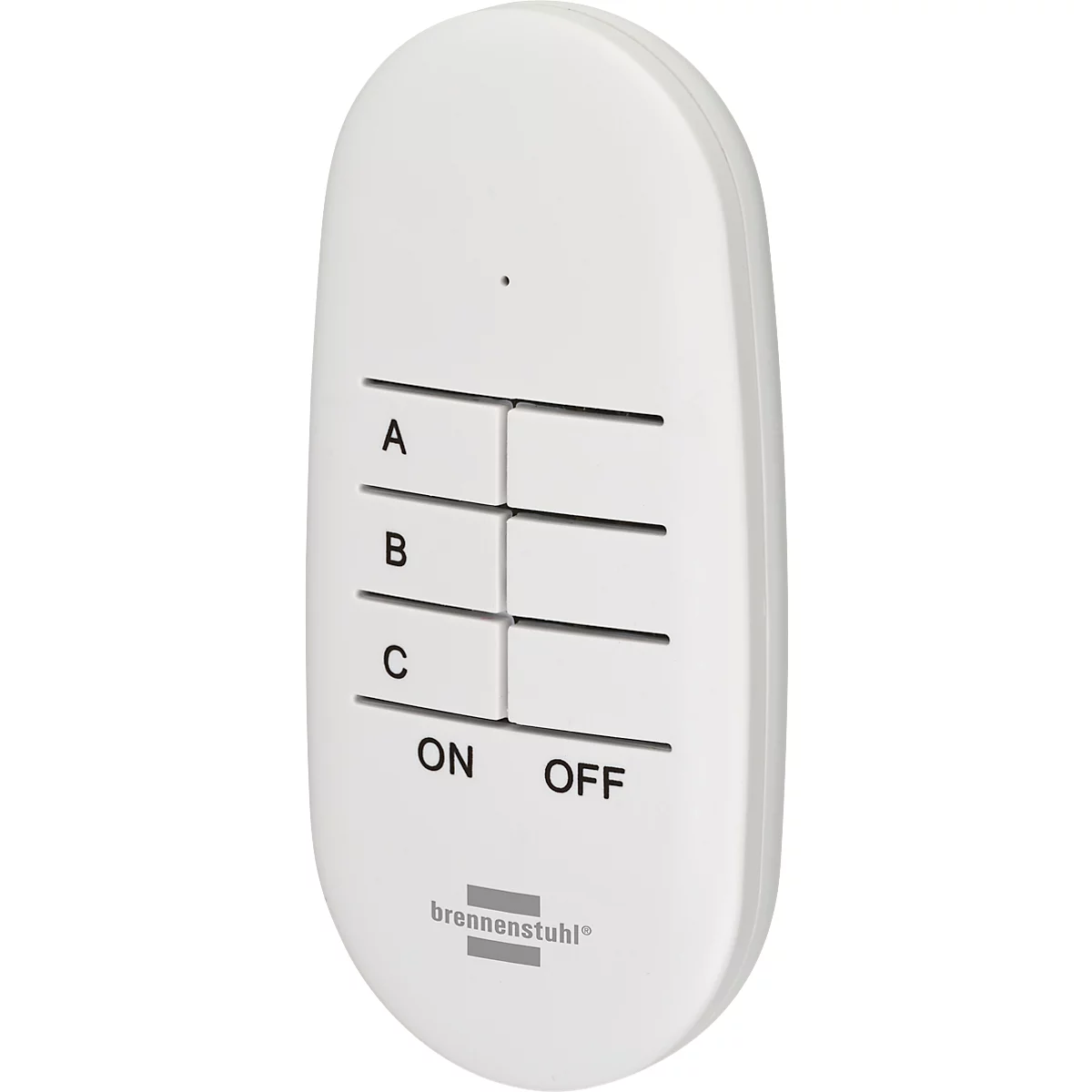 Brennenstuhl Comfort-Line Funkschalt-Set MINI 3+1, 3 Funksteckdosen, 1 Handsender, bis 2300 W, 25 m Reichweite, für den Innenbereich, erhöhter Berührungsschutz, B 148 x H 100 mm, weiß, inkl. Batterien
