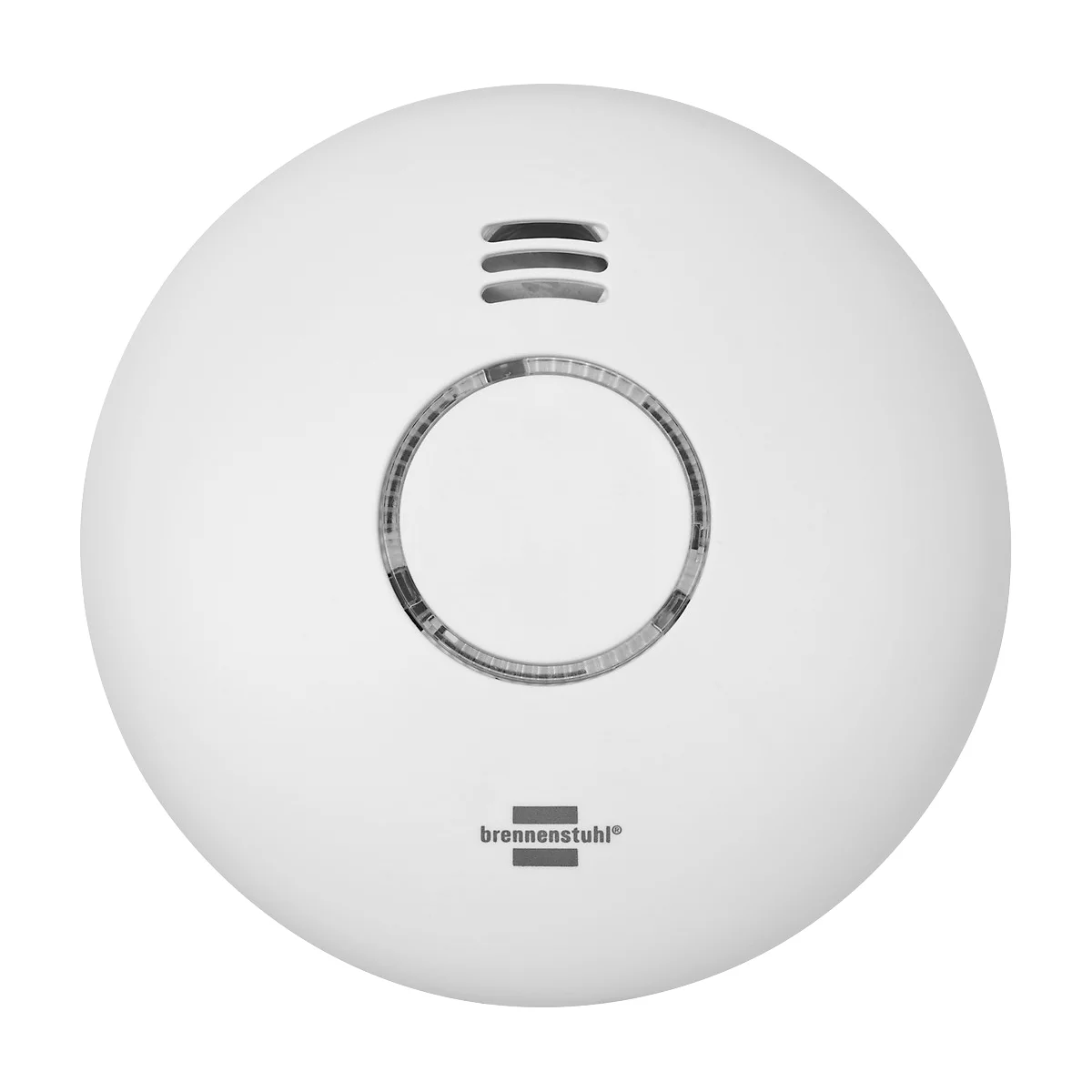 Brennenstuhl Connect WRHM0 Rauch- und Hitzewarnmelder, 2,4-GHz Wi-Fi, App-Benachrichtigung, 85 dB, EN 14604, inkl. Batterien