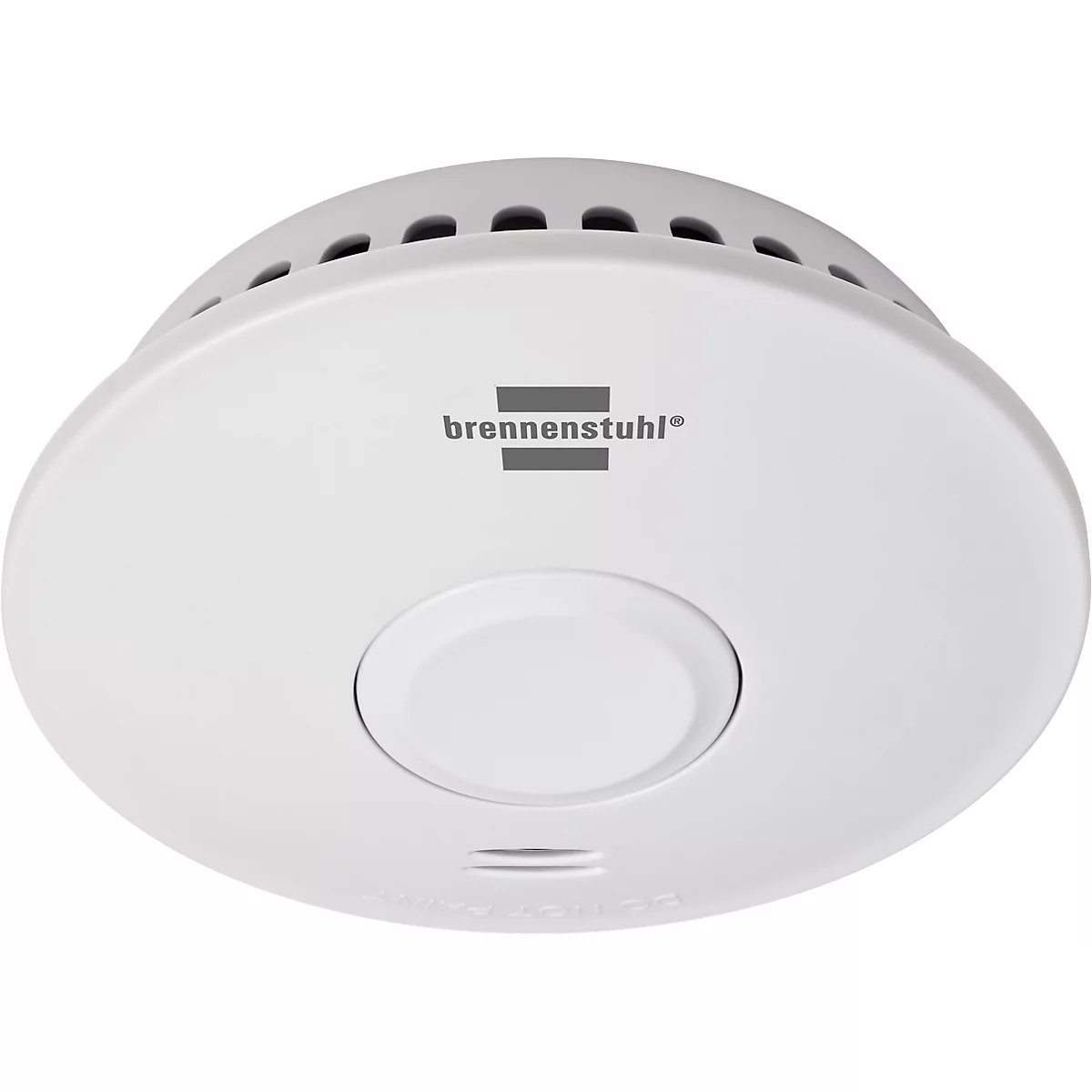 Brennenstuhl Funk-Feuermelder RM L 3101, vernetzbar, 85 dB, Q-Siegel, 100 m Reichweite, 10-Jahres-Batterie, B 115 x H 115 x T 40 mm, weiß