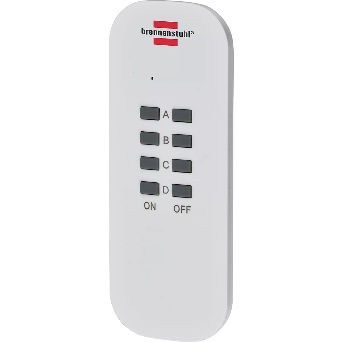 Brennenstuhl Funkschalt-Set RC CE1 3001, 3 Funksteckdosen, 1 Handsender, 25 m Reichweite, bis 1000 W, erhöhter Berührungsschutz, B 51 x H 115 mm, weiß, inkl. Batterien
