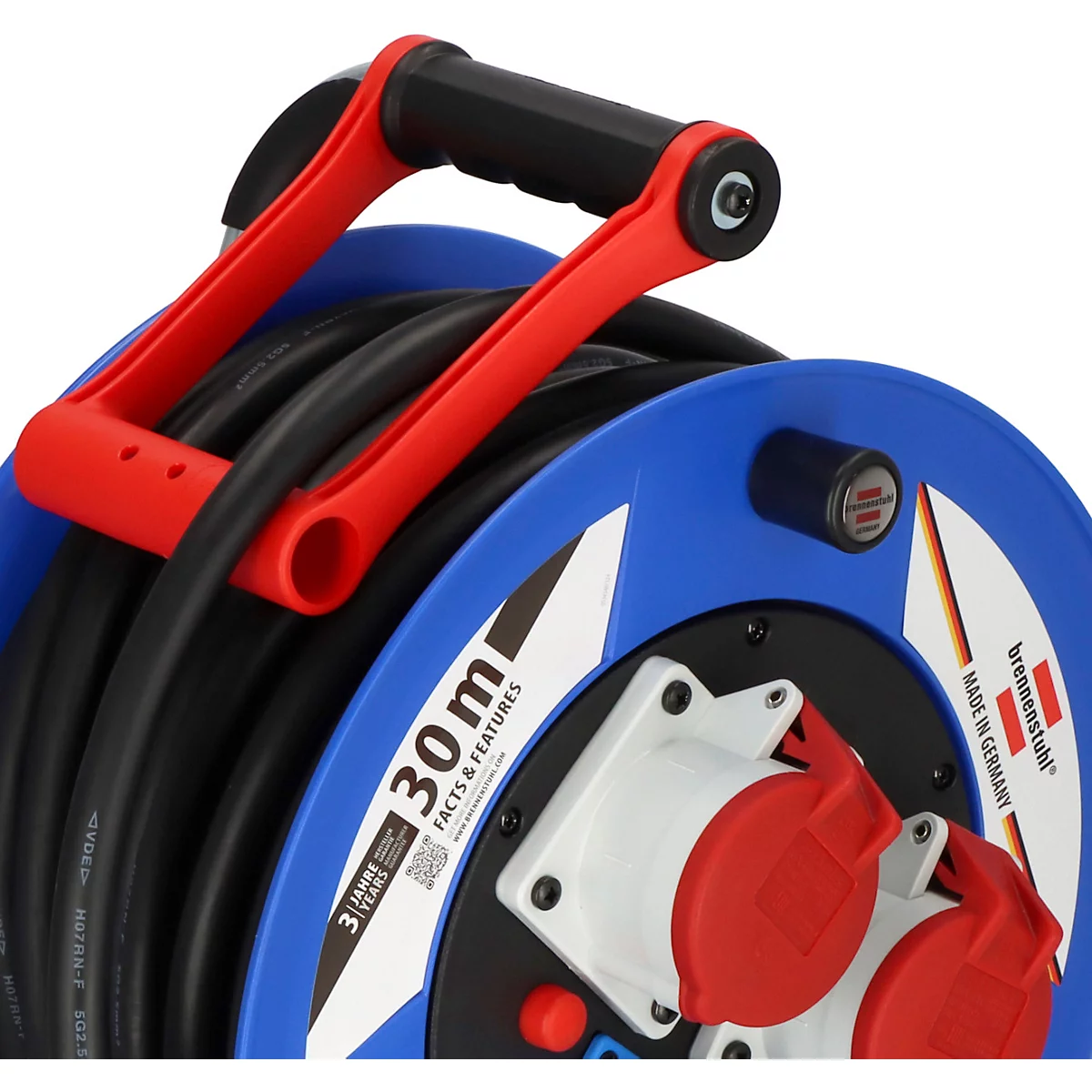 Gele veiligheidshelm in een rode cirkel, met "SPECIAL" erboven en "ROBUST" eronder.
