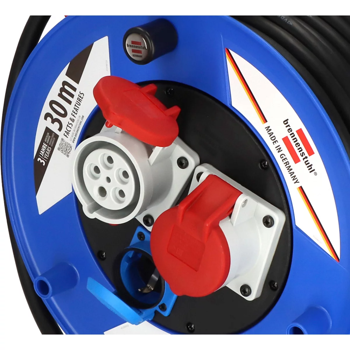 Rundes, rotes Schild mit weißer Schrift: DGUV-I, 203-006, K2.