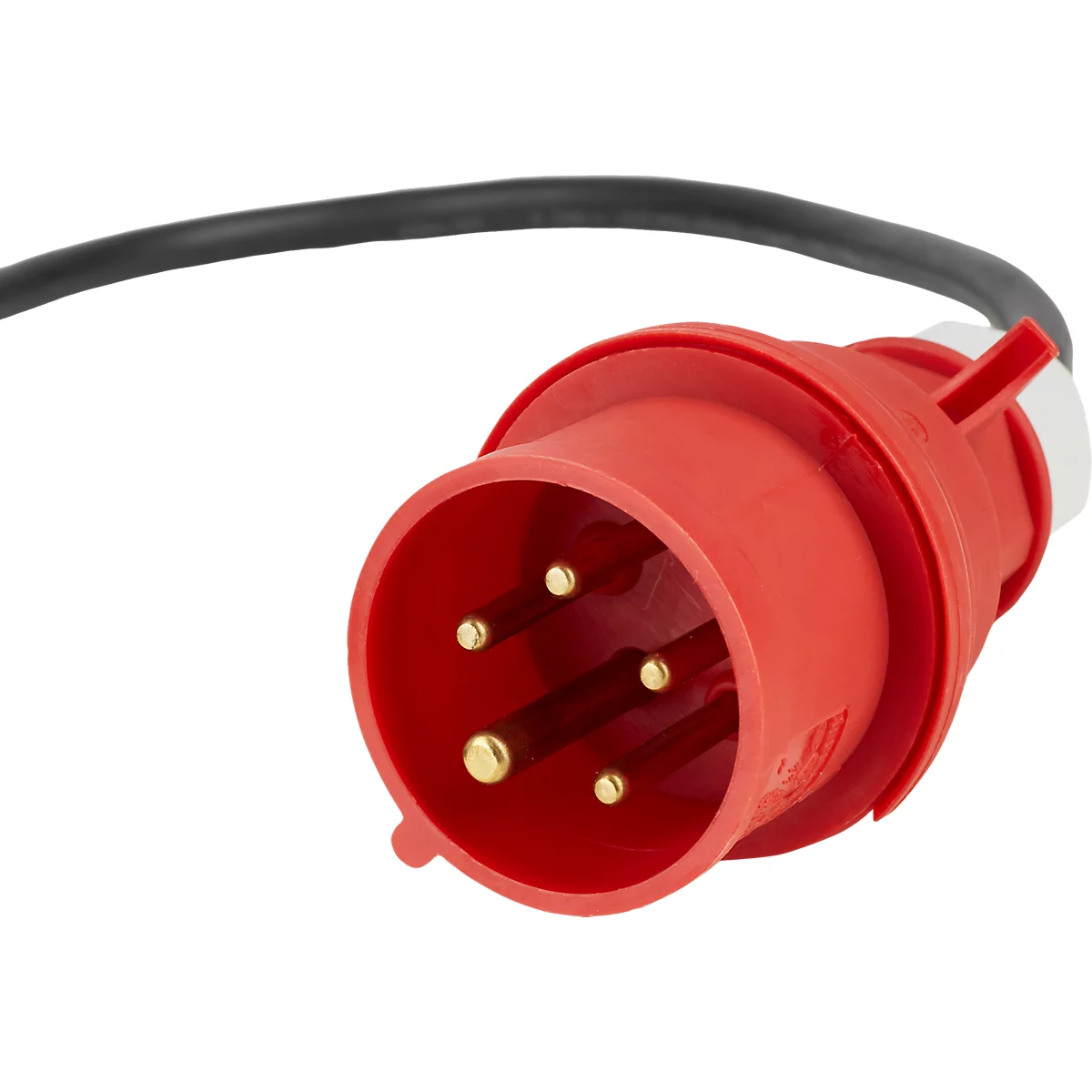 Brennenstuhl kompakter Gummi-Stromverteiler, 7-fach, 1 x CEE 400 V/32 A, 2 x CEE 400 V/16 A, 4 x 230 V/16 A Steckdosen, stabiler Metalltragegriff, temperaturbeständig von -30°C bis +80°C, IP44 spritzwassergeschützt