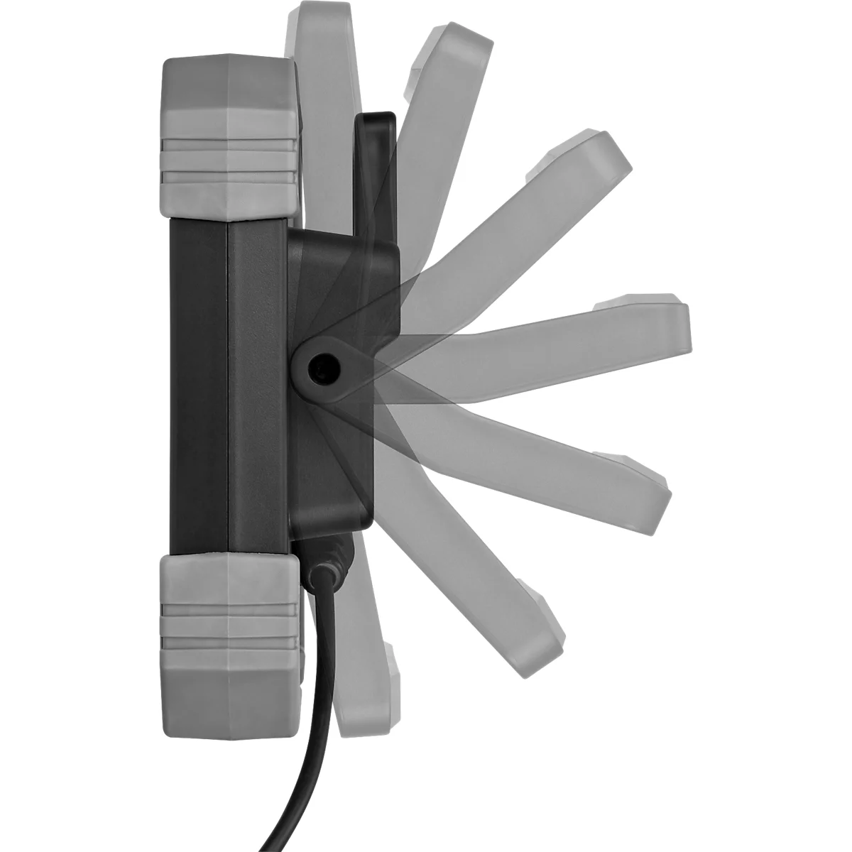 Brennenstuhl LED-Arbeitsstrahler DINORA 5050, bruch- und schlagfest, mit Tragegriff, 5100 lm, IP65, 5700K, mit Kantenschutz, schwarz