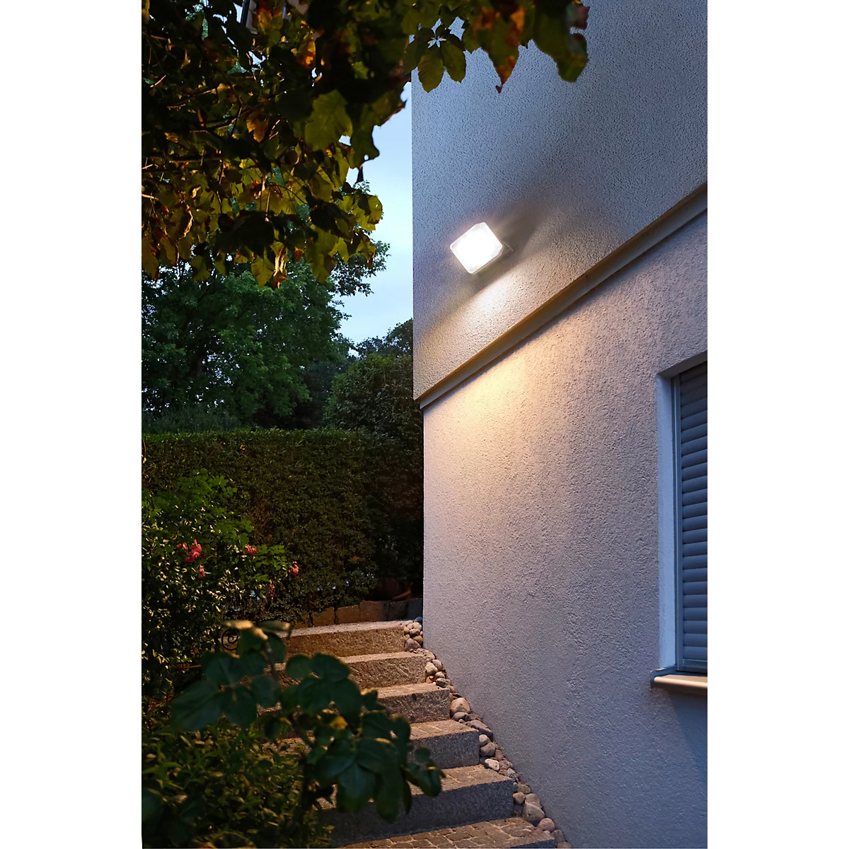 Rode cirkel met het witte opschrift 1010 LUMEN.