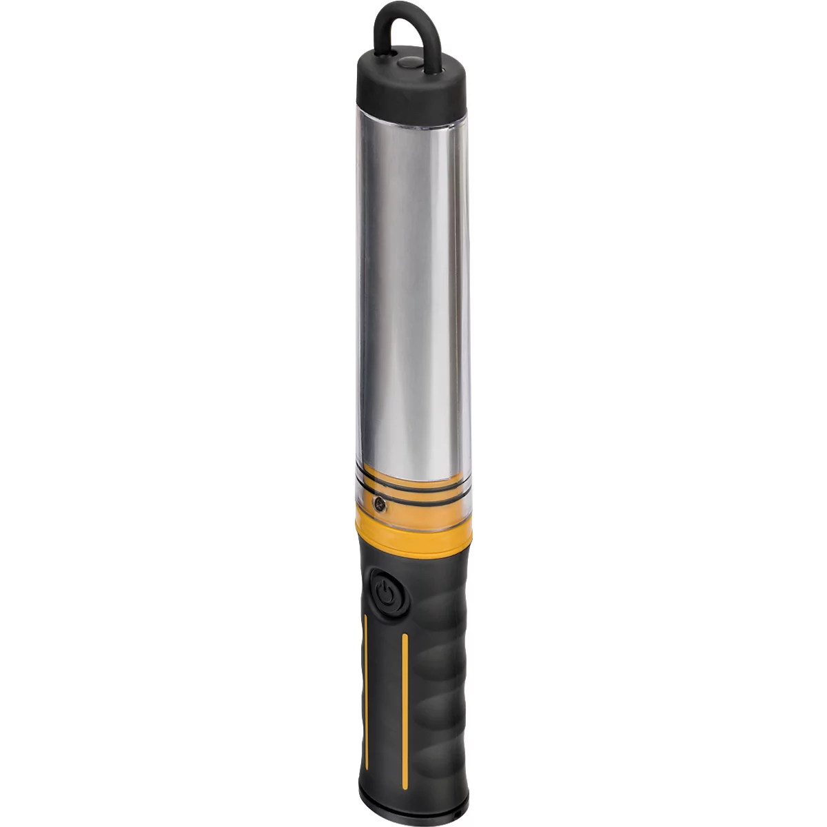 Brennenstuhl LED-werkplaatslamp WL 500 A, 520 lm, 3 schakelstanden, statief met magneet, zwenkhaak, Li-Ion-accu, USB-oplaadkabel, B 44 x H 300 x D 35 mm, oranje/zwart