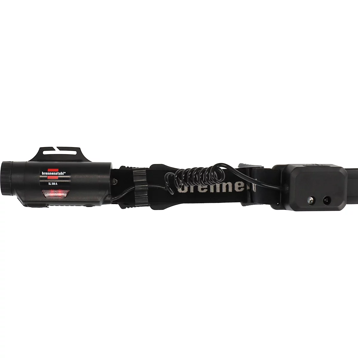 Rond rood symbool met witte USB-stekker, bliksemschicht en de woorden USB Rechargeable.