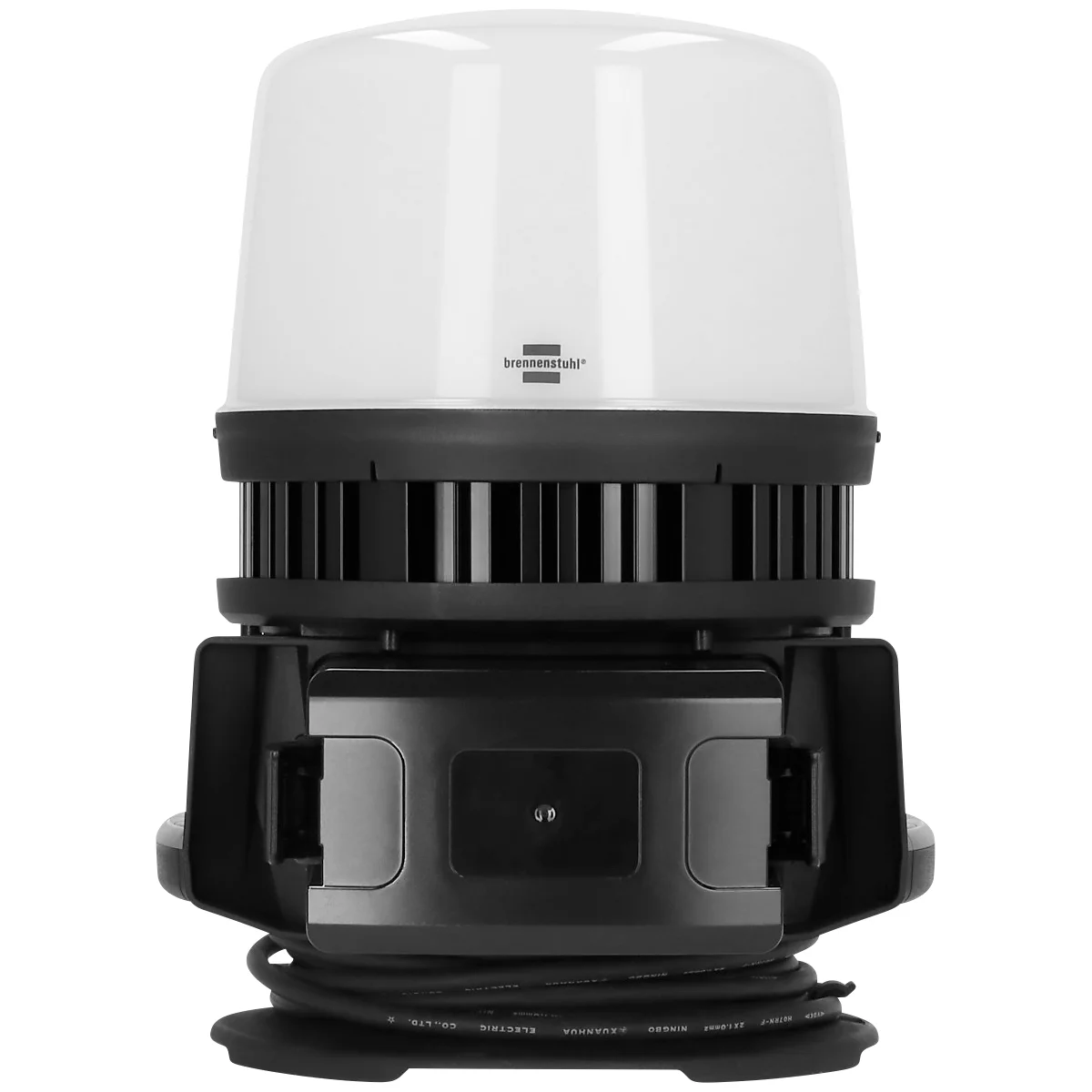 Brennenstuhl Multi Battery LED 360° Hybrid Baustrahler, Akku-Statusanzeige, 4 Schaltstufen, Netz- & Akkubetrieb, 100W, 12000 lm, IP54, schwarz
