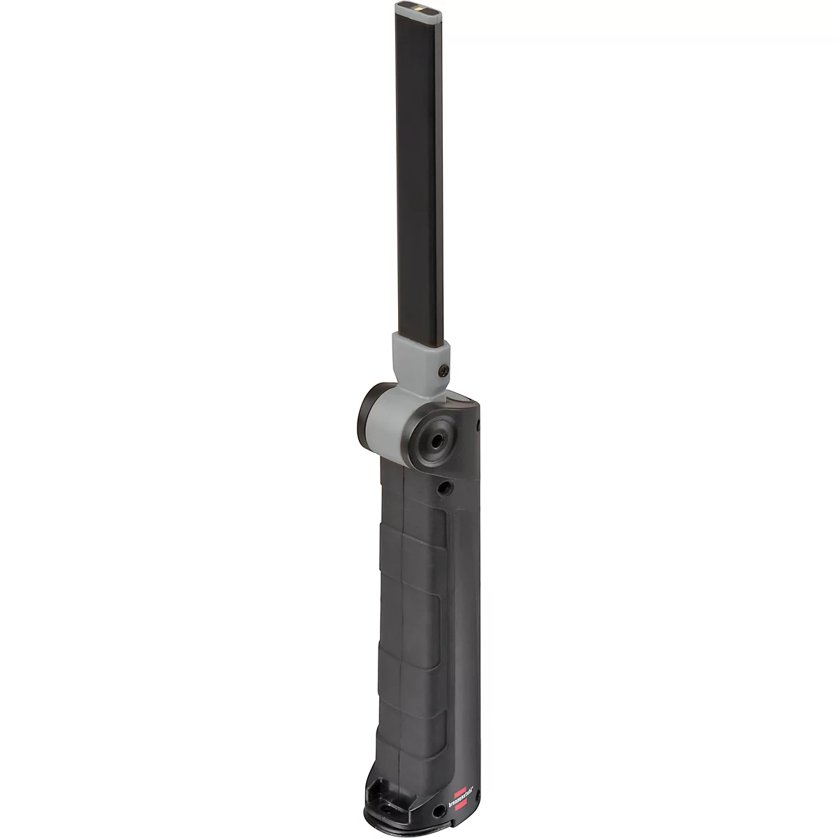 Rond rood symbool met een witte USB-stekker, bliksemschicht en de tekst 'USB RECHARGEABLE'.