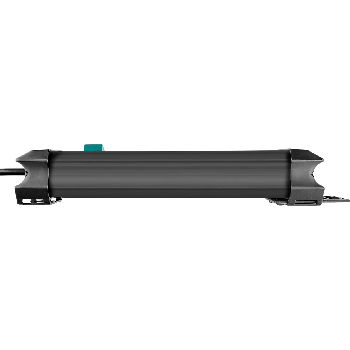 Brennenstuhl Premium-Line stekkerdoos 4-voudig, ophanginrichting, verlichte veiligheidsschakelaar, 45°-opstelling, lichtgrijs/zwart