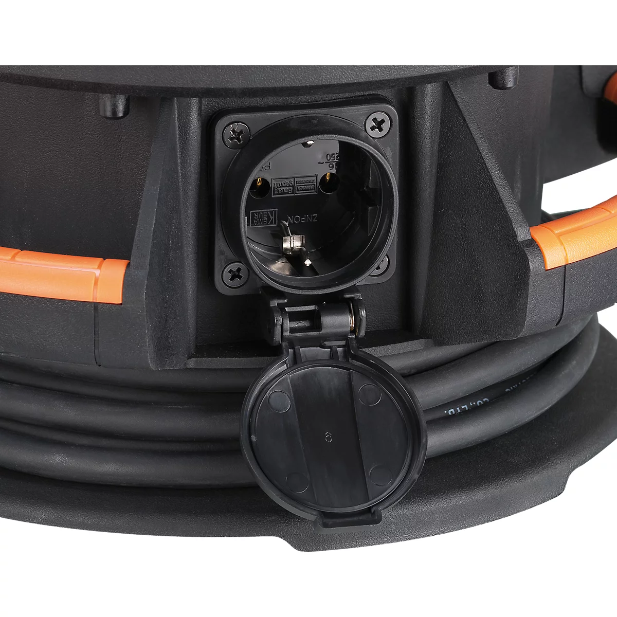 Brennenstuhl professionalLINE LED Baustrahler ORUM 12050, 3 Schaltstufen, 360° Abstrahlwinkel, 12600 lm, IP54, IK08, L 280 x B 280 x H 345 mm, schwarz