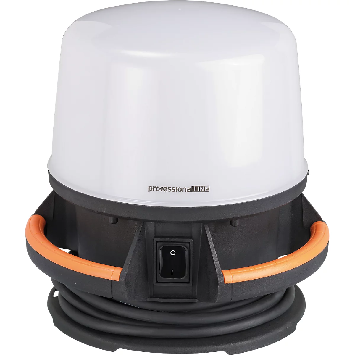 Brennenstuhl professionalLINE LED Baustrahler ORUM 5050 M, 360° Abstrahlwinkel, 5800 lm, IP54, IK08, L 280 x B 280 x H 286 mm, schwarz