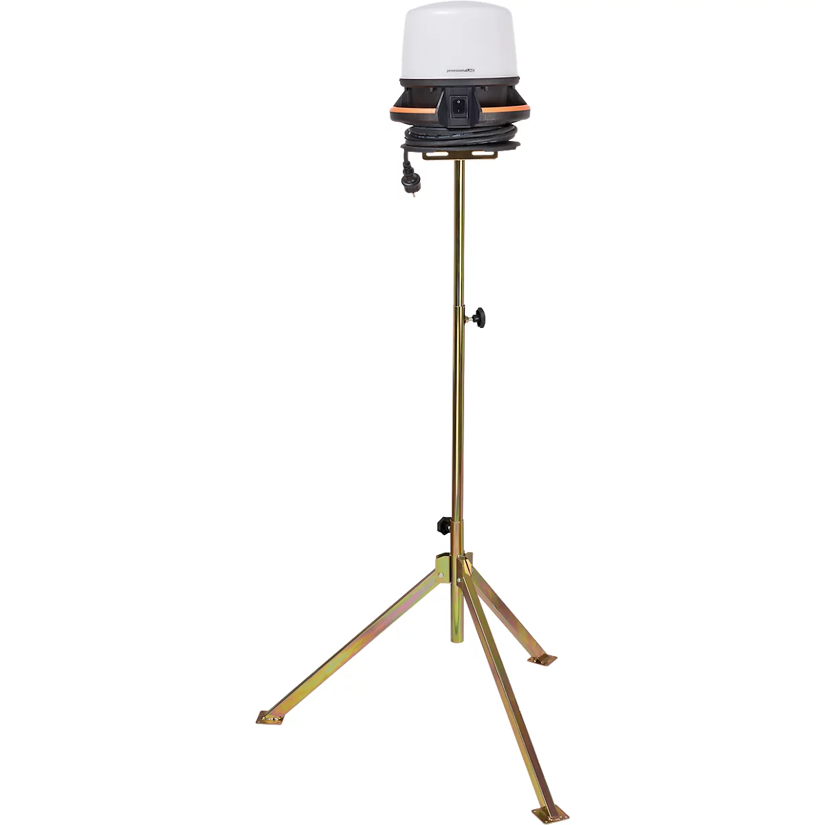 Brennenstuhl professionalLINE LED Baustrahler ORUM 5050 M, 360° Abstrahlwinkel, 5800 lm, IP54, IK08, L 280 x B 280 x H 286 mm, schwarz