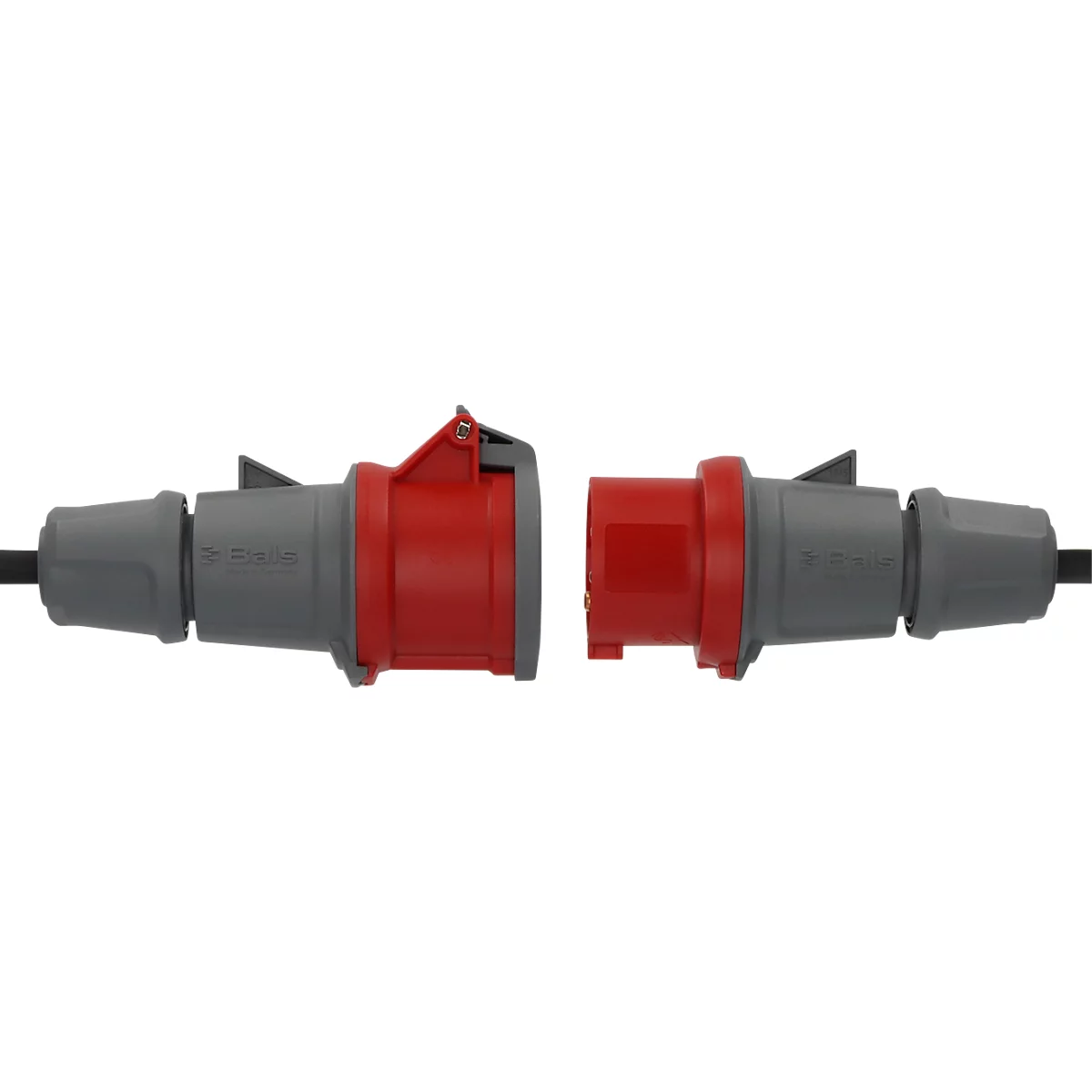 Brennenstuhl Rallonge CEE, 10 m, néoprène caoutchouc, avec couvercle rabattable, résistante à l'huile et aux UV, IP44, 400V/16A, noir