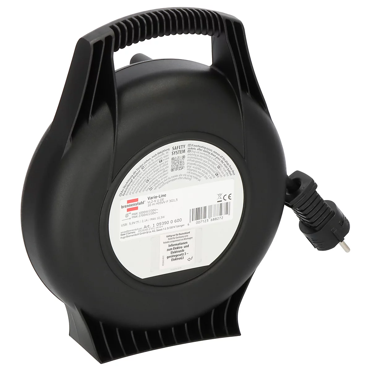 Die deutsche Flagge mit dem Schriftzug 'MADE IN GERMANY'.