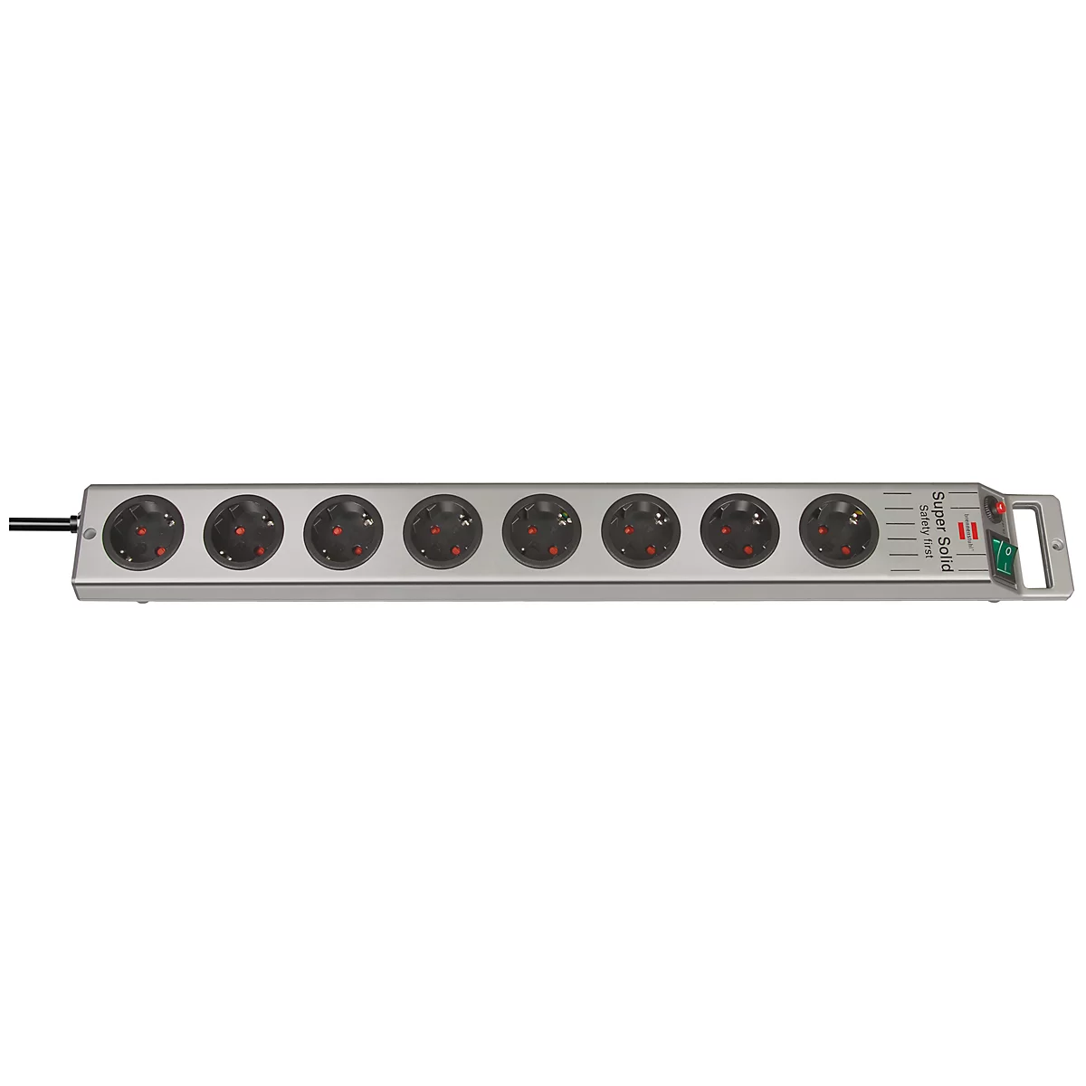 brennenstuhl® veiligheids-stekkerdoos standaard, 8-voudig