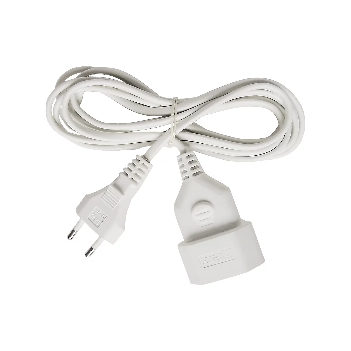 Brennenstuhl Verlängerungskabel, 3 Meter, Kunststoff, Euro-Stecker, weiß