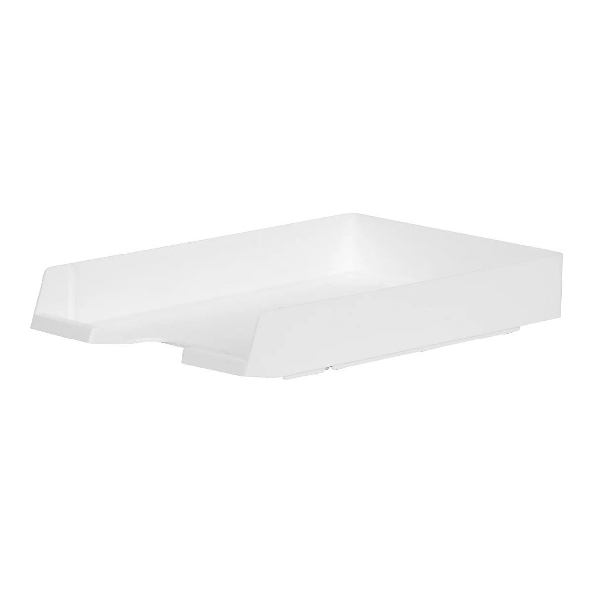 Briefkorb Biella Parat-Plast, für Dokumente bis zu C4, L 350 x B 245 x H 60 mm, weiss