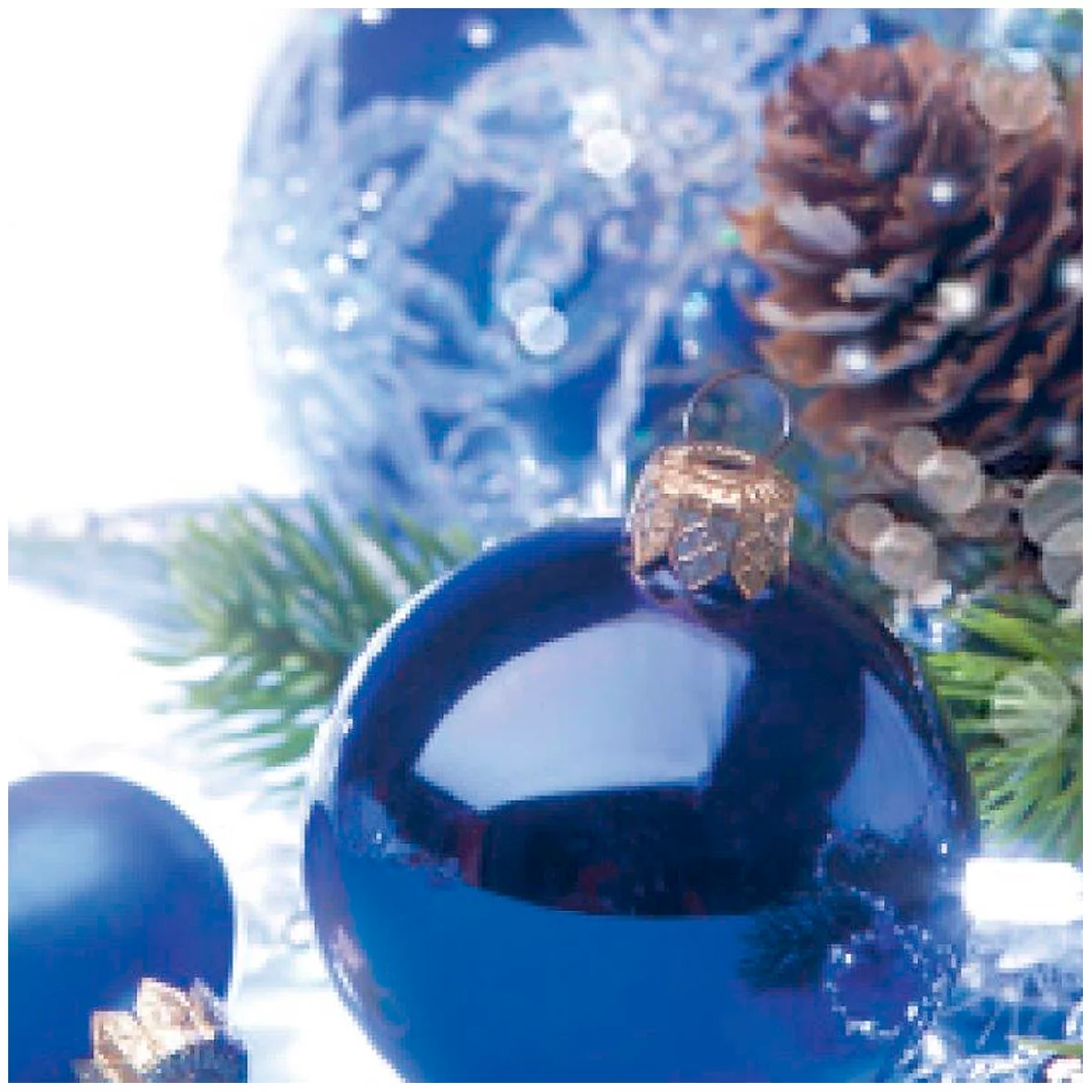 Briefpapier met kerstthema Sigel Blue Harmony, A4, 90 g/m², 100 vellen