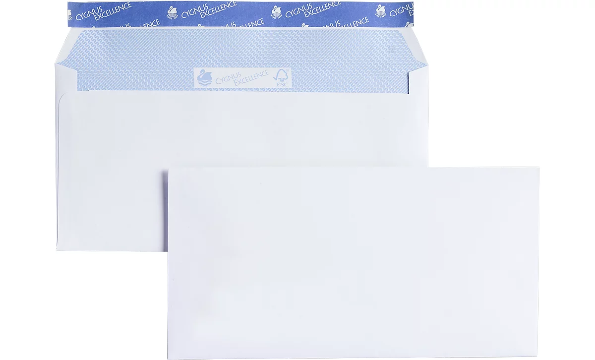Briefumschläge, DIN C6, ohne Fenster, 500 Stück