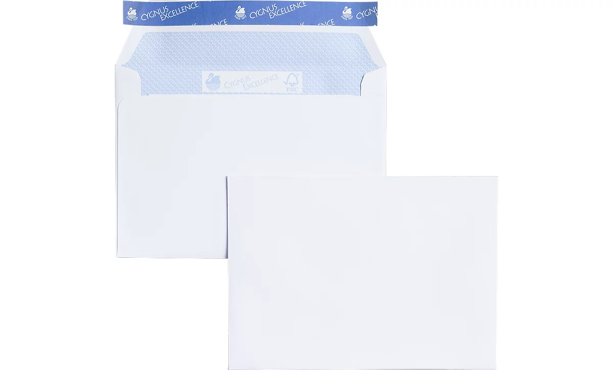 Briefumschläge, DIN C6, ohne Fenster, 500 Stück