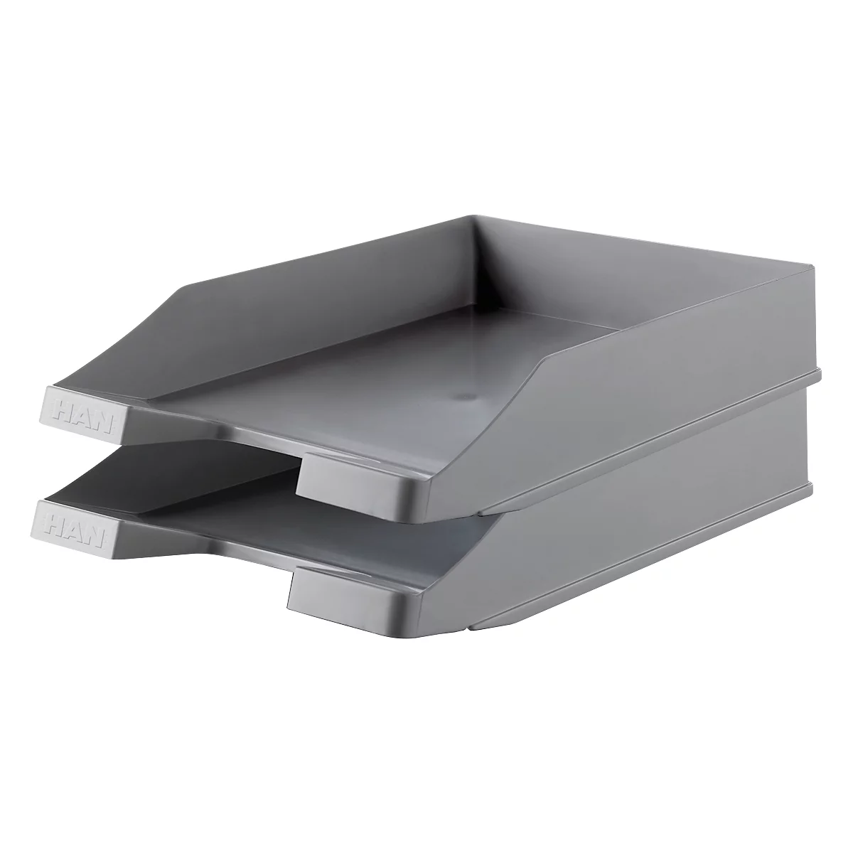Brievenbak KARMA, B 255 x D 348 x H 65 mm, grijs
