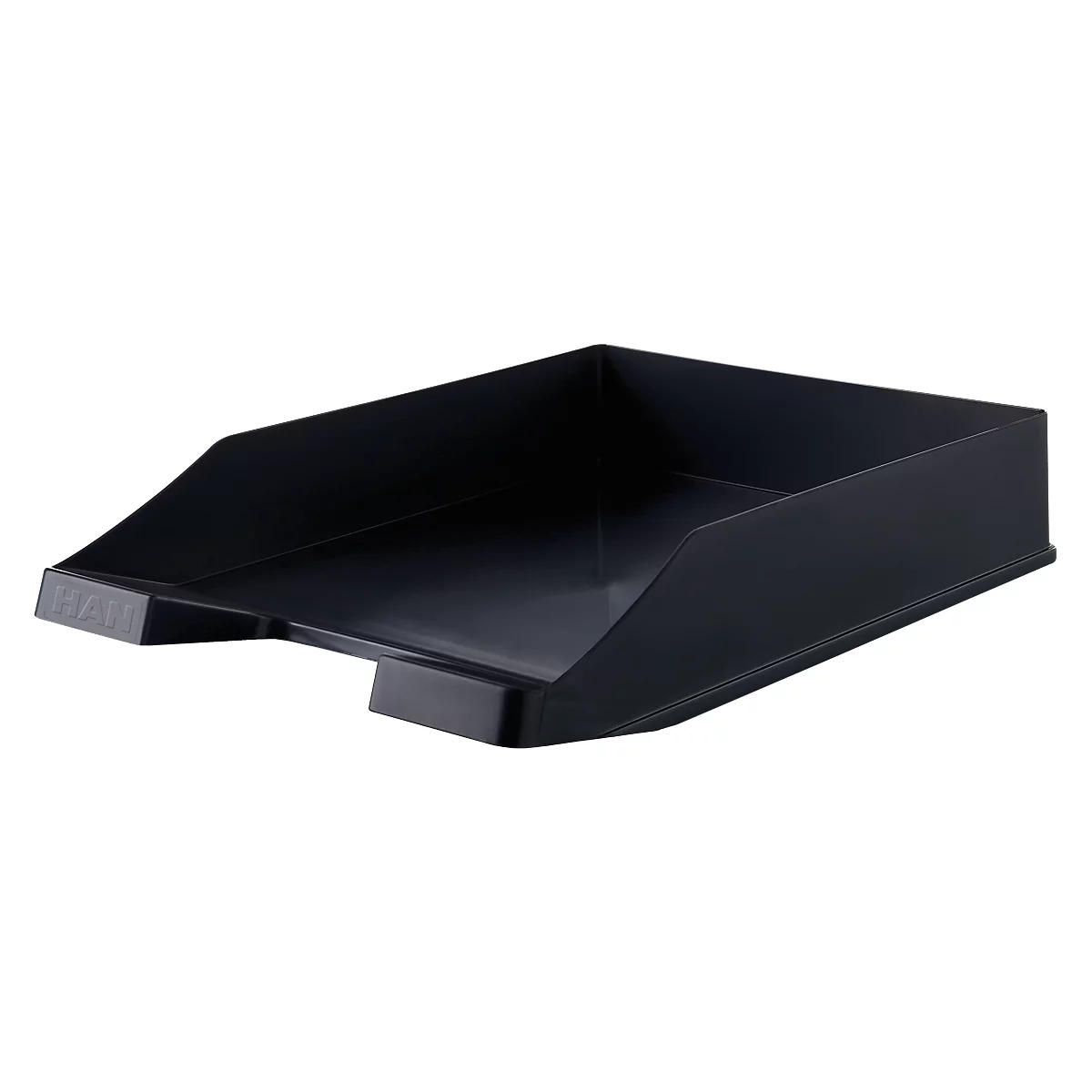 Brievenbak KARMA, B 255 x D 348 x H 65 mm, zwart