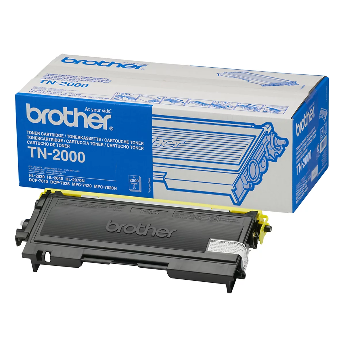 Brother 2x TN-2000 tonercassette zwart