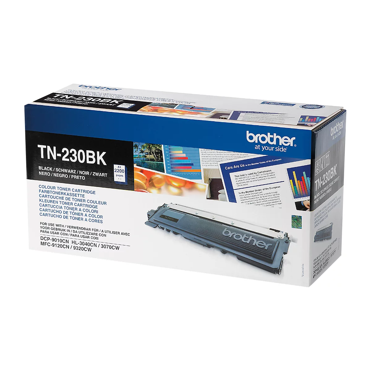Brother 4 Toner TN-230, cyan, magenta, gelb, schwarz, original