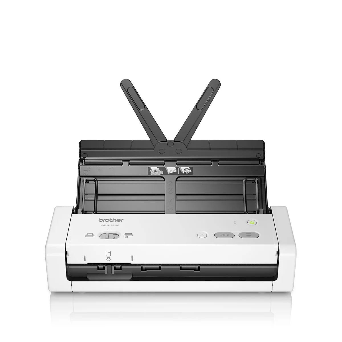 Brother ADS-1200 documentscanner, monochroom/kleur, 25 ppm, 50 beelden/min, duplex ADF, USB 3.0, tot A4