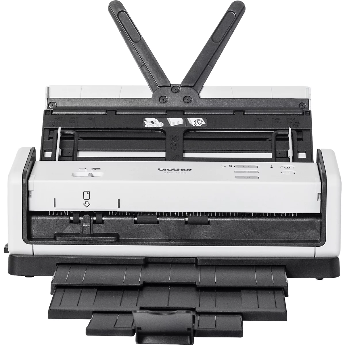 Brother ADS-1300 Dokumentenscanner, 30 Seiten/Min, Duplex-Funktion, USB-C, Wi-Fi Direct, weiß