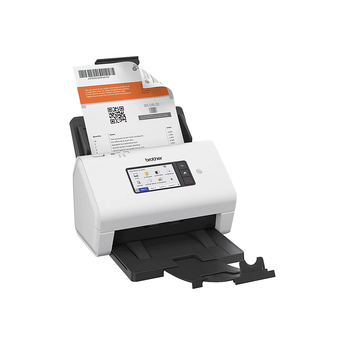 Brother ADS-4900W - Dokumentenscanner - Dual CIS - Duplex - A4 - 600 dpi x 600 dpi