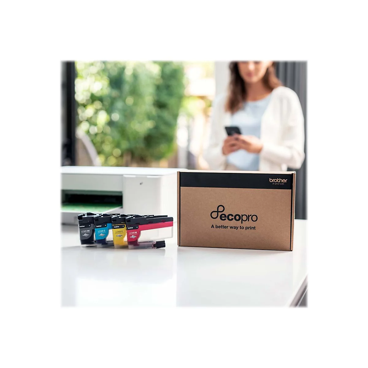 Brother DCP-J1200WE - Multifunktionsdrucker - Farbe - Tintenstrahl - A4/Letter (Medien) - bis zu 8 Seiten/Min. (Kopieren)