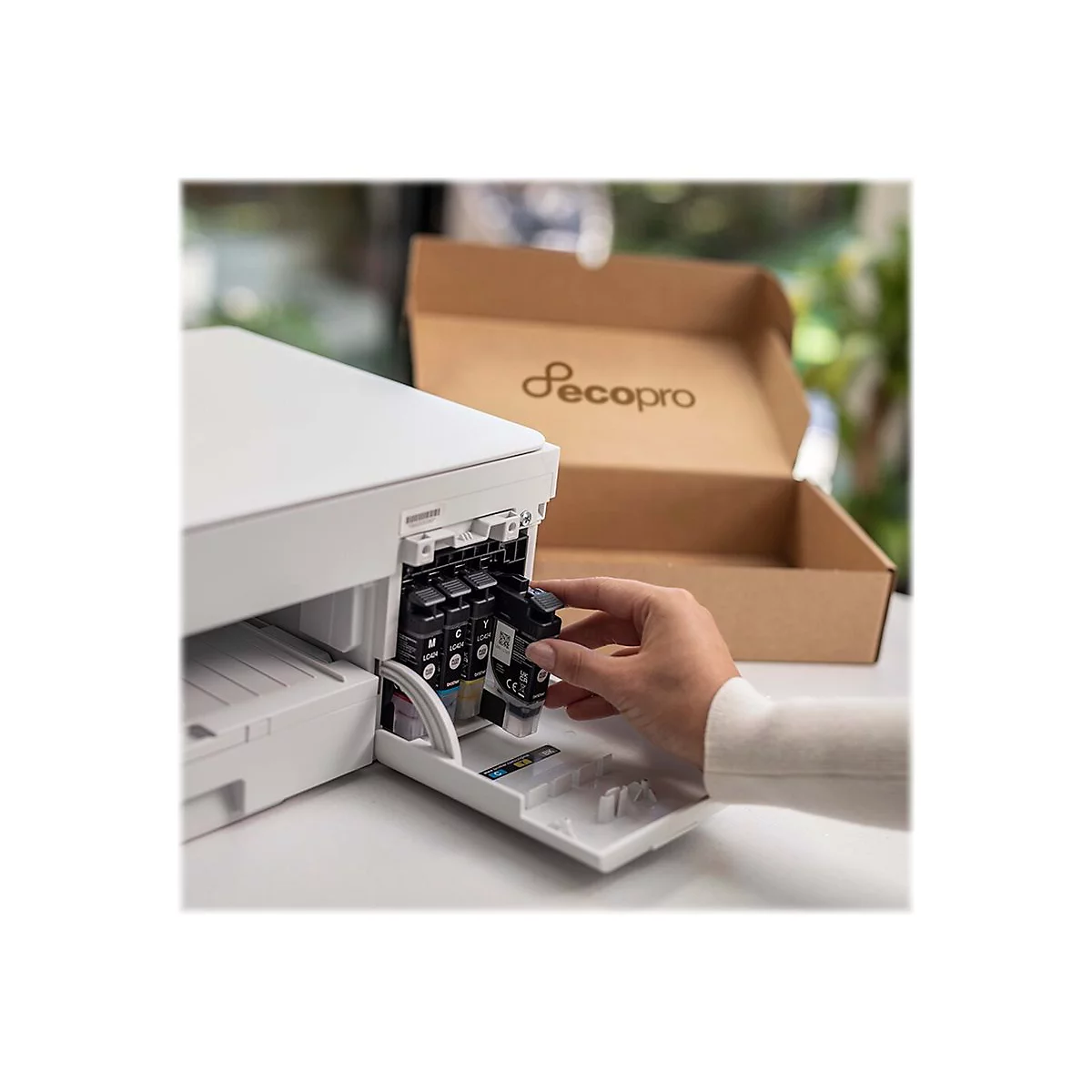 Brother DCP-J1200WE - Multifunktionsdrucker - Farbe - Tintenstrahl - A4/Letter (Medien) - bis zu 8 Seiten/Min. (Kopieren)