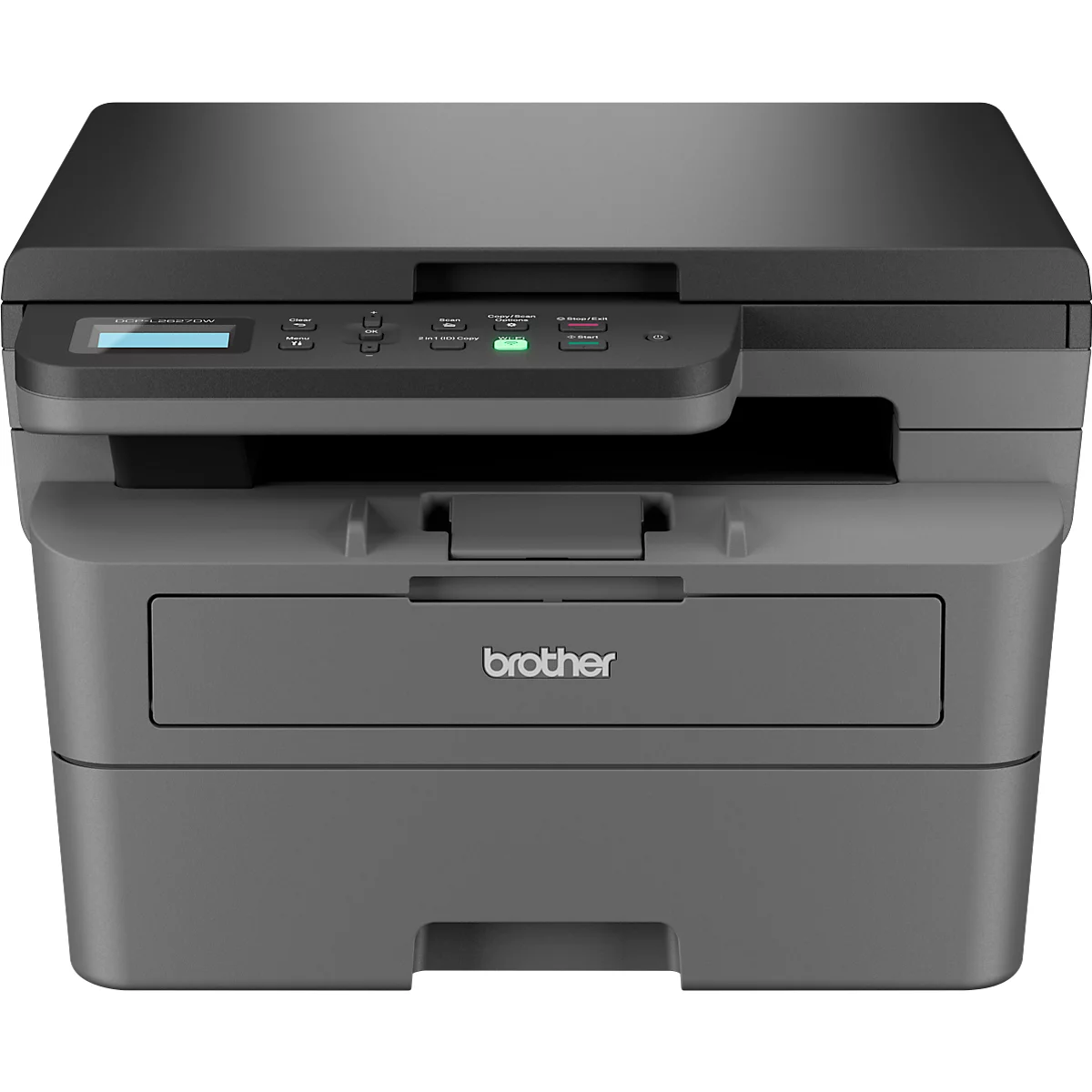 Brother DCP-L2627DWXL multifunctionele zwart-wit laserprinter, 3 in 1, USB/WLAN, automatisch dubbelzijdig/mobiel afdrukken, tot A4, incl. 2 toners