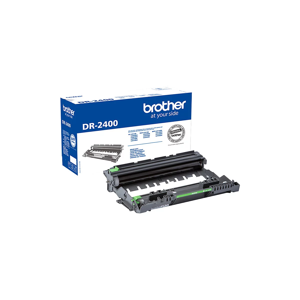 Brother DR2400 - noir - original - kit tambour