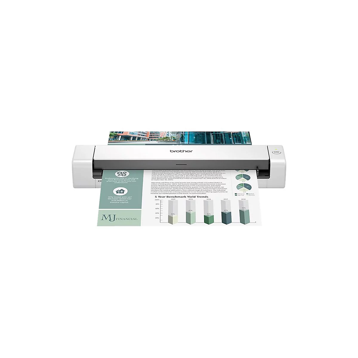 Brother DSmobile DS-740D - Einzelblatt-Scanner - tragbar - USB 3.0