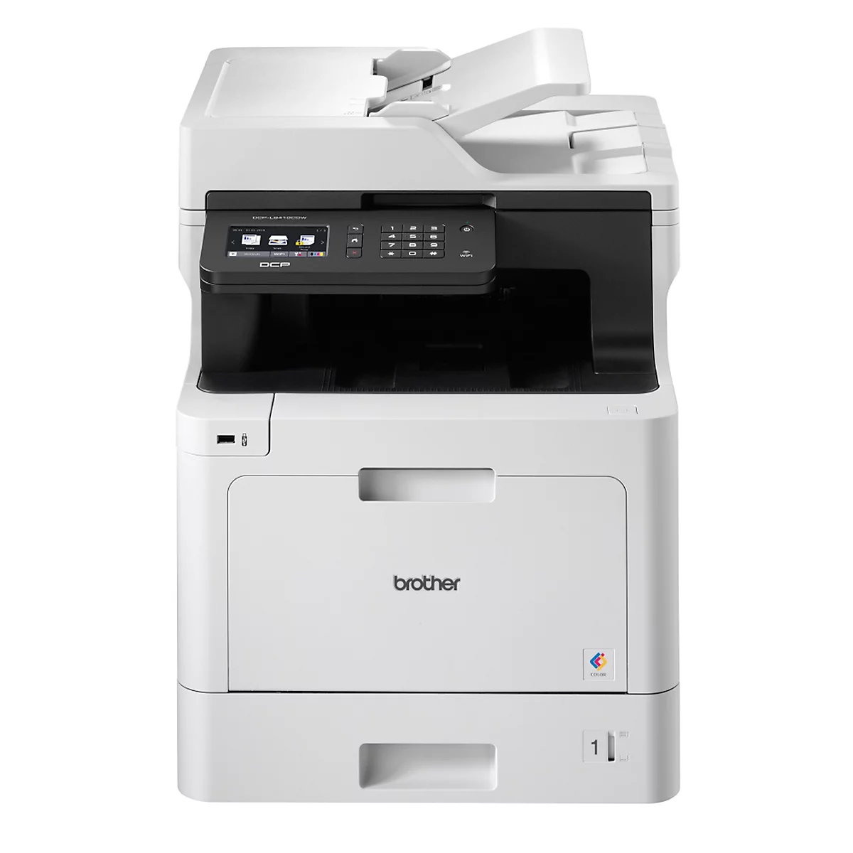 Brother Farblaser-Multifunktionsdrucker DCP-L8410CDW, 3-in-1-Gerät, mittlere Gruppen