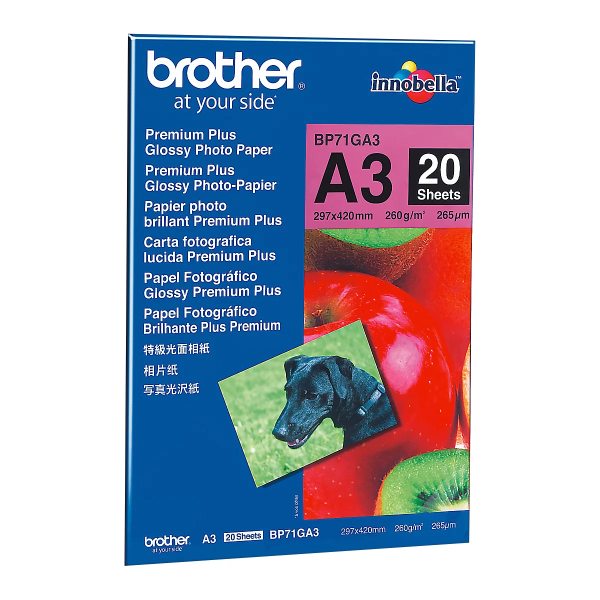 brother Foto-Papier Innobella Premium, DIN A3, 20 Blatt