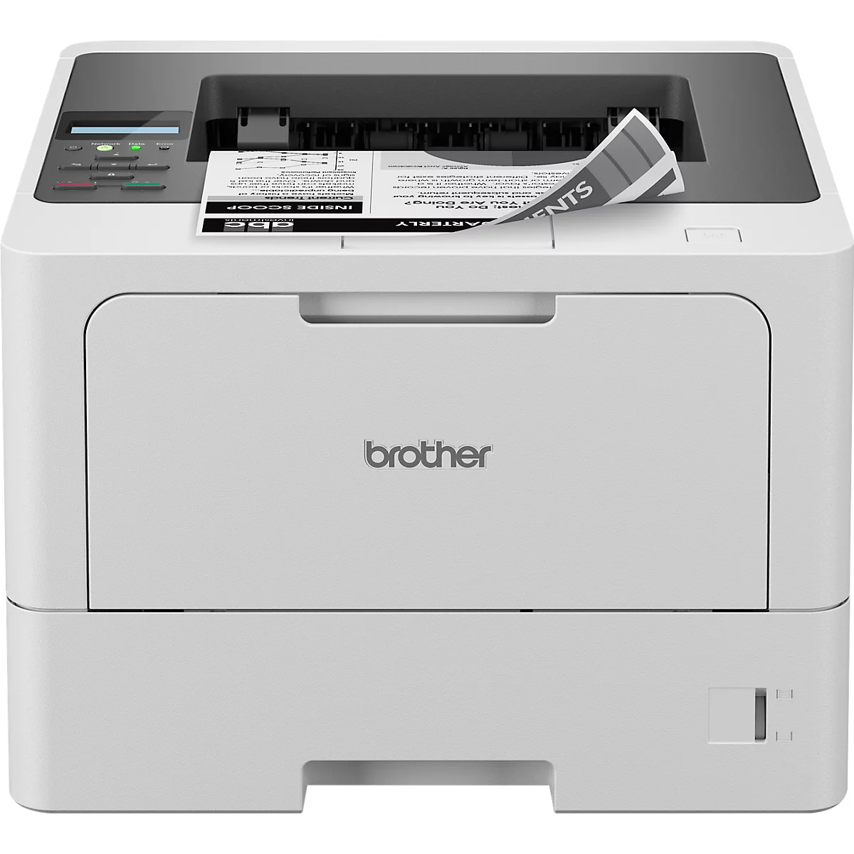 Brother HL-L5210DW laserprinter, Z/W, LCD-scherm, dubbelzijdig printen, USB/LAN/WLAN, tot DIN A4, incl. toner