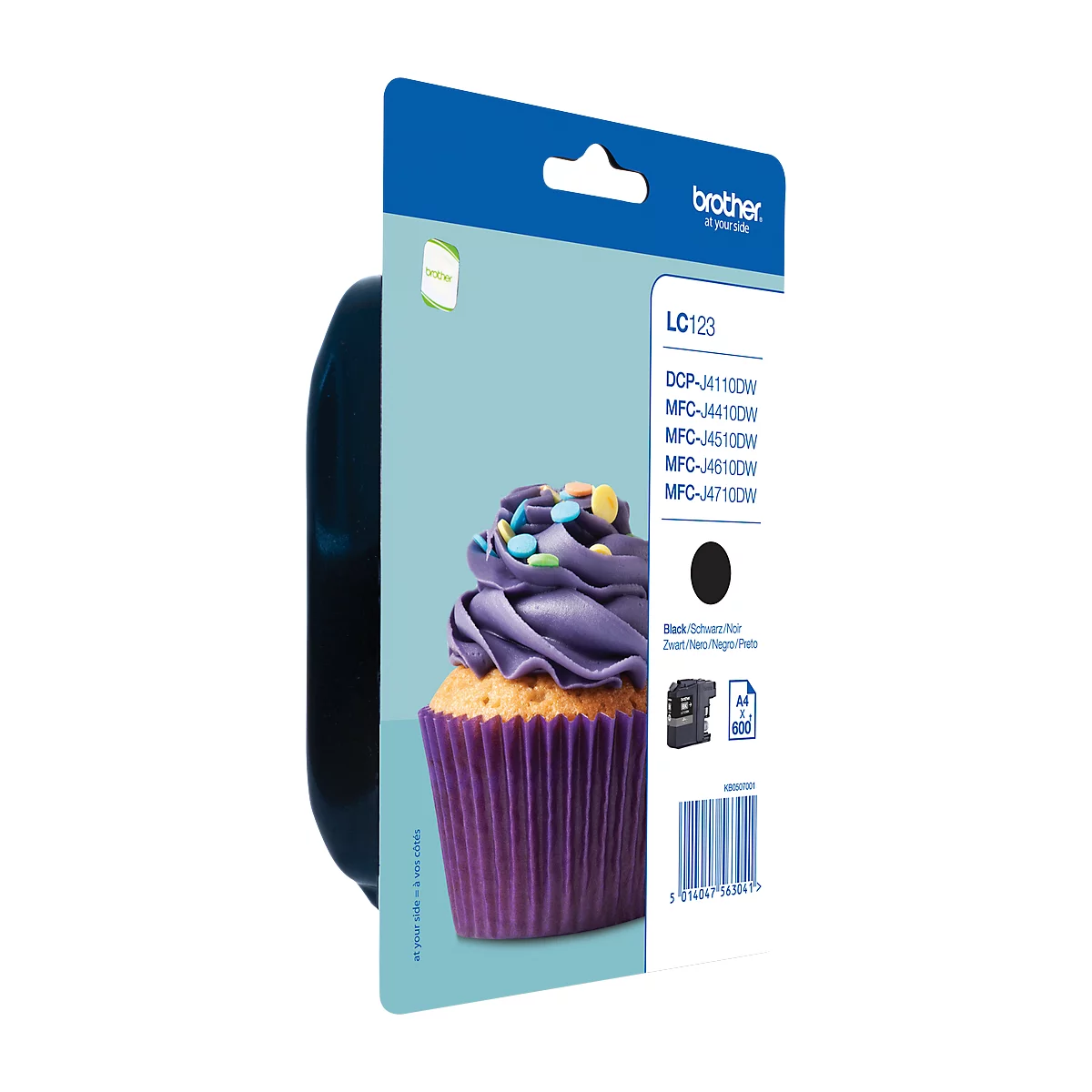 Brother inktcartridge LC-123BK, zwart
