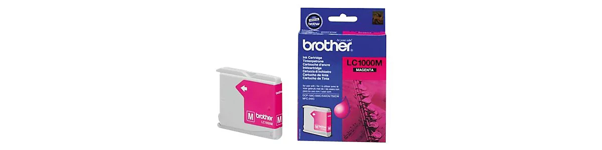 Brother LC1000M - Magenta - original - Tintenpatrone